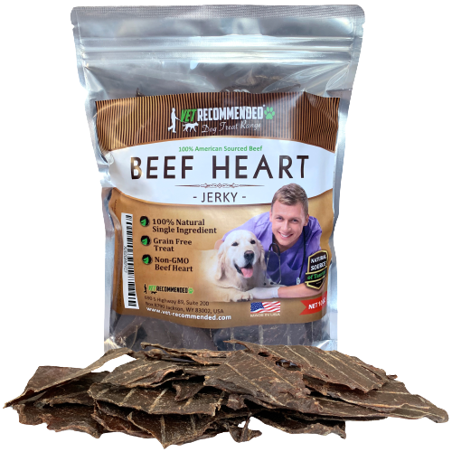 Beef Heart Jerky - Source of Taurine - Single Ingredient - 100% USA Grown Beef (10oz)