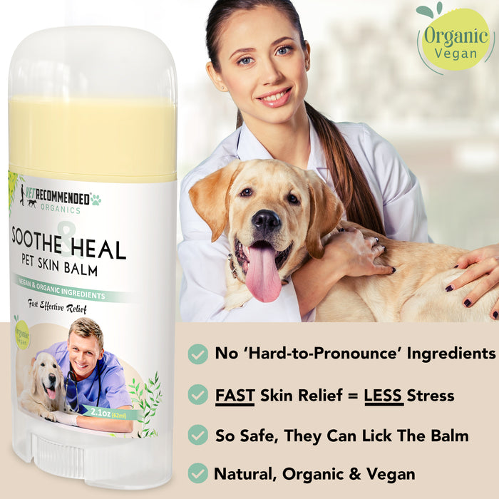 Soothe & Heal Balm for Pets - Organic & Vegan Ingredients - 2oz/59ml