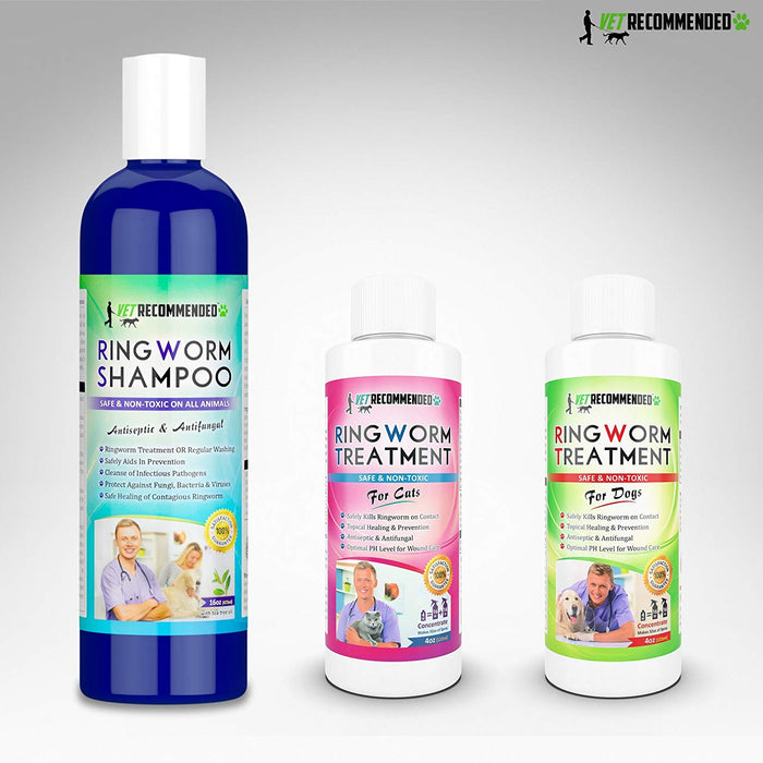 Medicated Dog Shampoo for Ringworm - 16oz/473ml