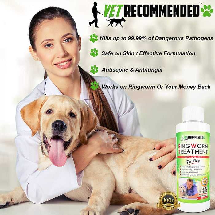 Ringworm Treatment for Dogs - 4oz Concentrate Makes Two 16oz Bottles