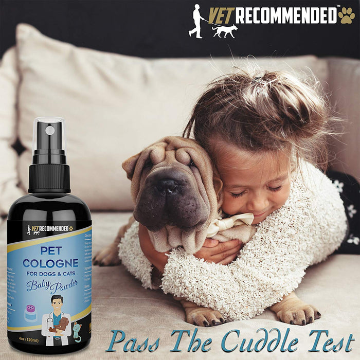 Dog Cologne Spray - Baby Powder Scented - 4oz/120ml