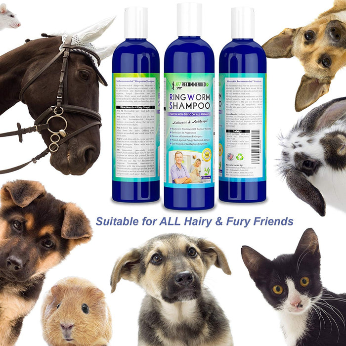 Medicated Dog Shampoo for Ringworm - 16oz/473ml