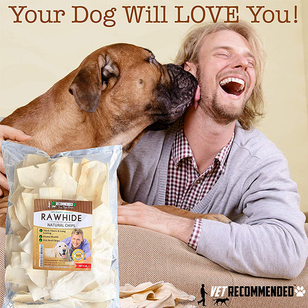 Natural Rawhide Chips - USA Beef (2lb)