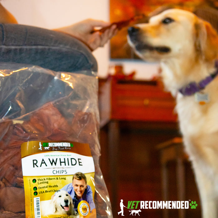 Beef Rawhide Chips - USA Beef (2lb)