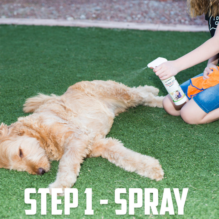 No Rinse Waterless Dog Shampoo - Detergent and Alcohol Free - 16oz/473ml