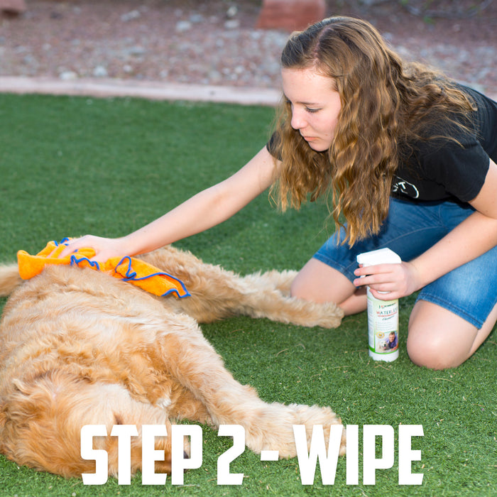 No Rinse Waterless Dog Shampoo - Detergent and Alcohol Free - 16oz/473ml