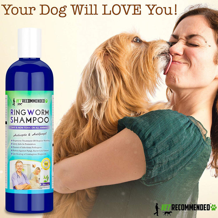 Medicated Dog Shampoo for Ringworm - 16oz/473ml