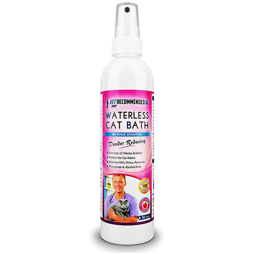 Waterless No Rinse Cat Shampoo - Light Apple Extract Scent - 8oz/240ml