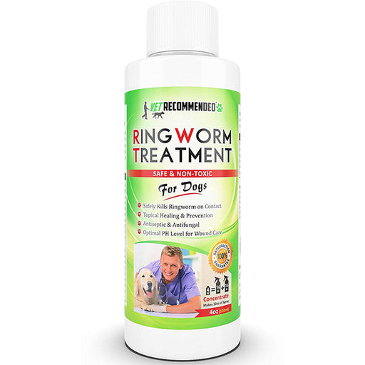 Ringworm Treatment for Dogs - 4oz Concentrate Makes Two 16oz Bottles