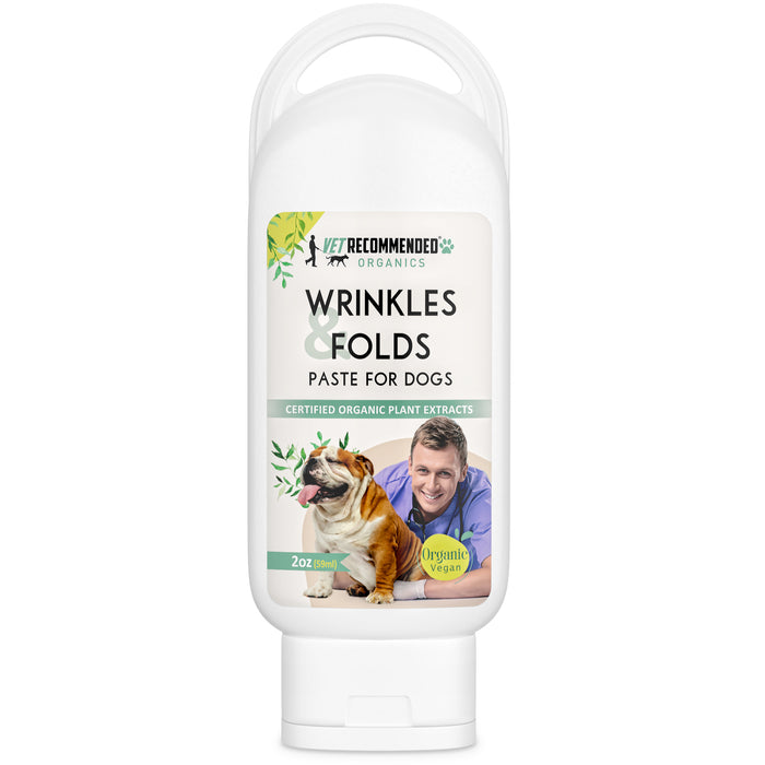 Organic Vegan Wrinkle Cream for Bulldogs - Pugs, Frenchies  - 2oz/59ml